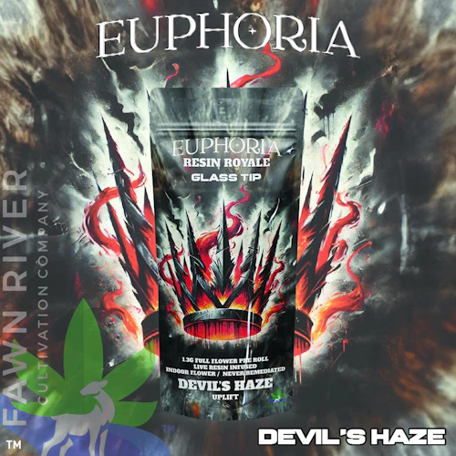 Euphoria - 1.3g Live Resin Infused Preroll - Devils Haze