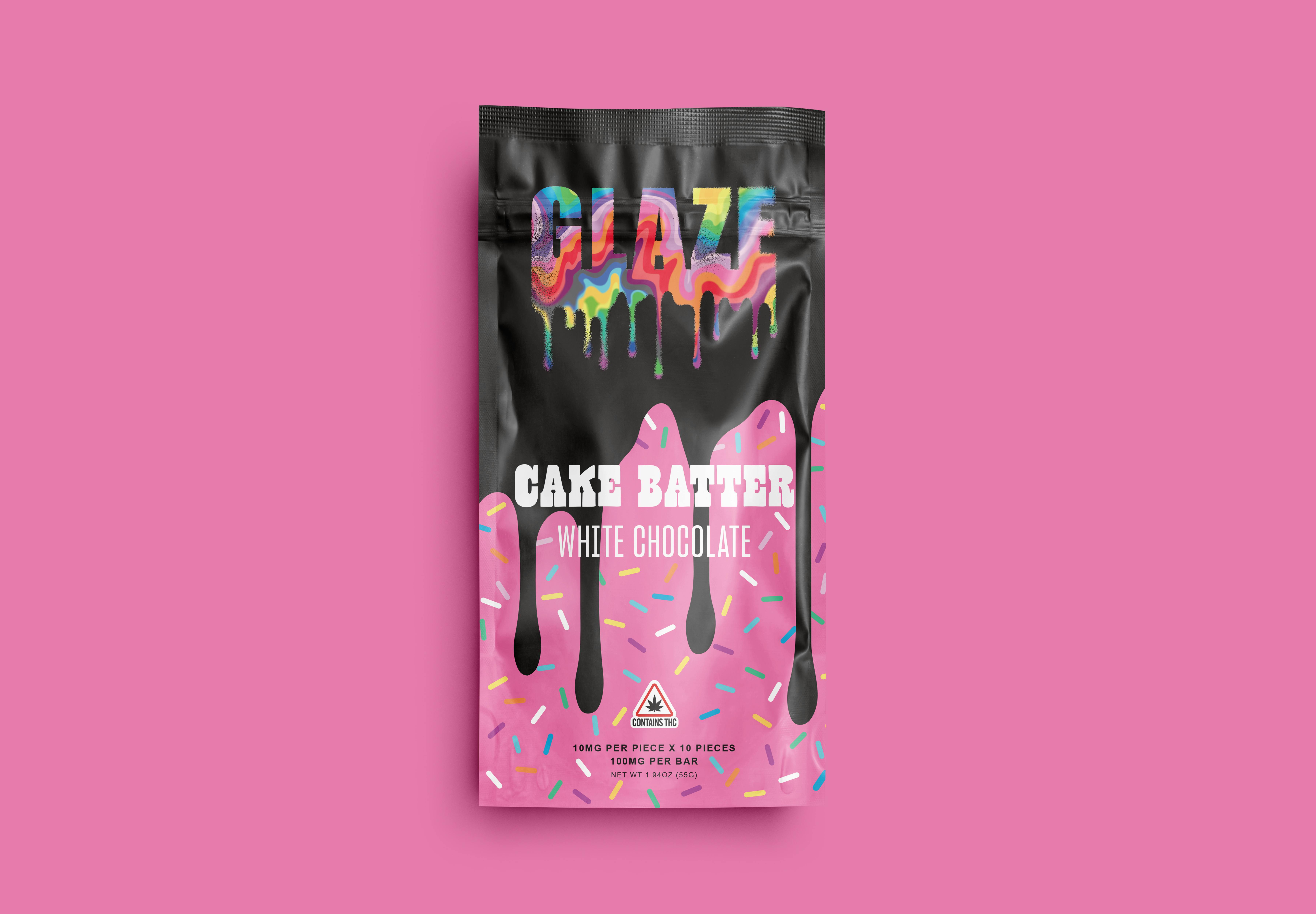 image of Cake Batter | 100mg Chocolate Bar