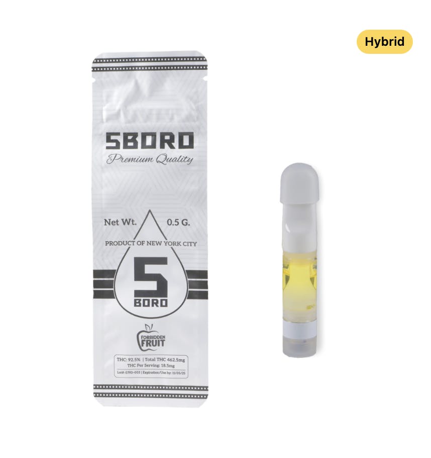 5boro | Forbidden Fruit | .5g Vape Cart