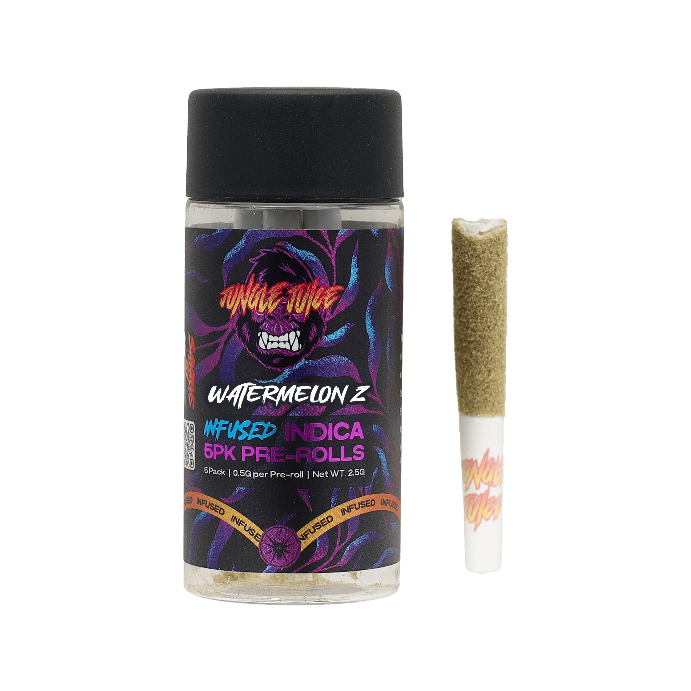 Jungle Juice JUNGLE JUICE | WATERMELON Z | INFUSED PRE ROLL 5PK INDICA — PRE_ROLLS