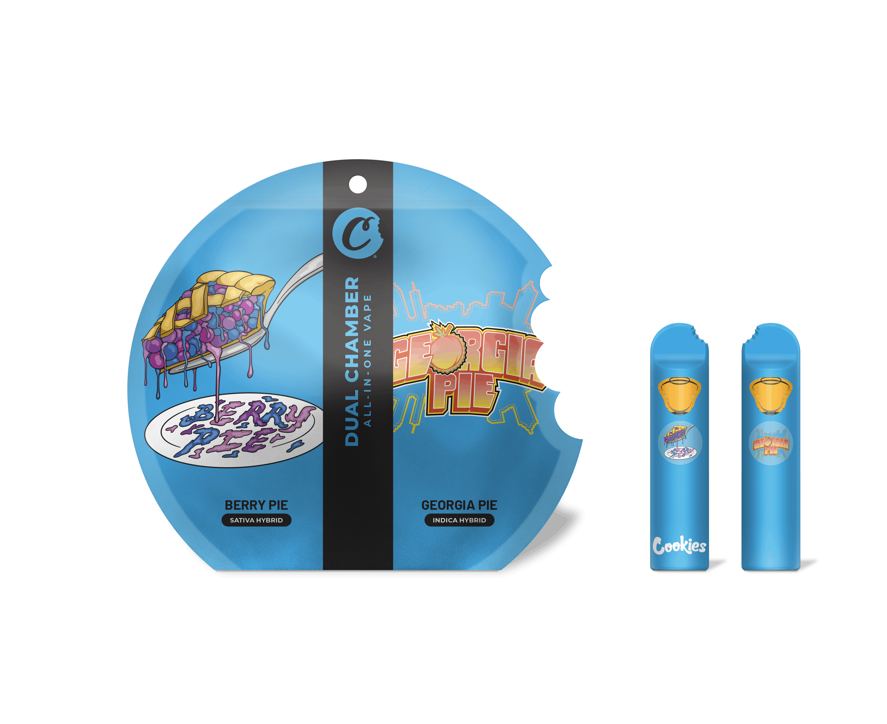 Cookies Dual Chamber Berry Pie Canna Terp Disp 1g