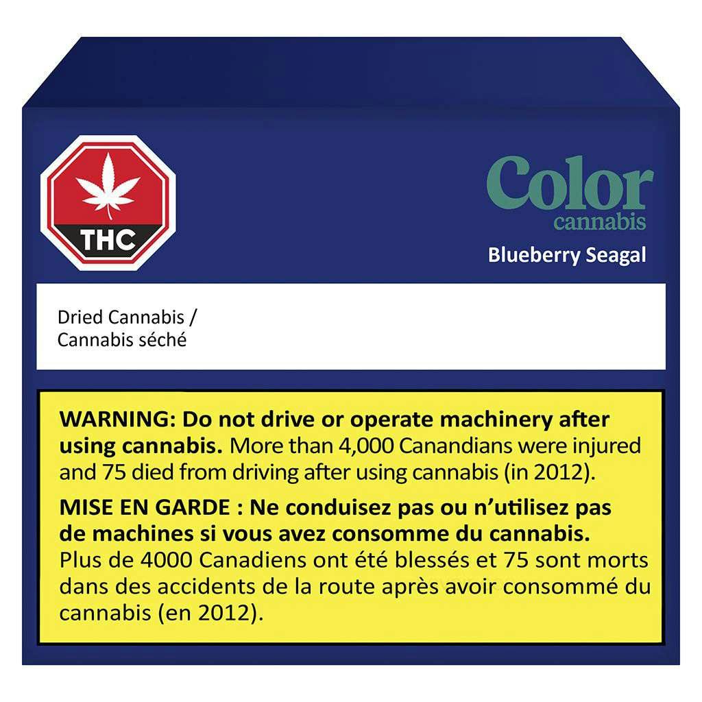 Color cannabis - blueberry seagal