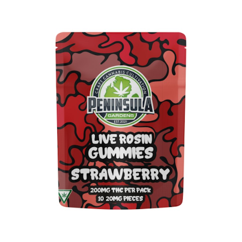 Peninsula Gardens 200mg Gummies Strawberry