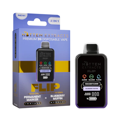 Mitten Extracts - 2g Flip Disposable - Permanent Marker / Blueberry Muffin (I/H)