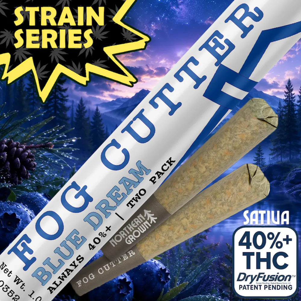 Product Northern Grown - Blue Dream Fog Cutter Infused Pre-Roll 0.5g 2pk (1g)