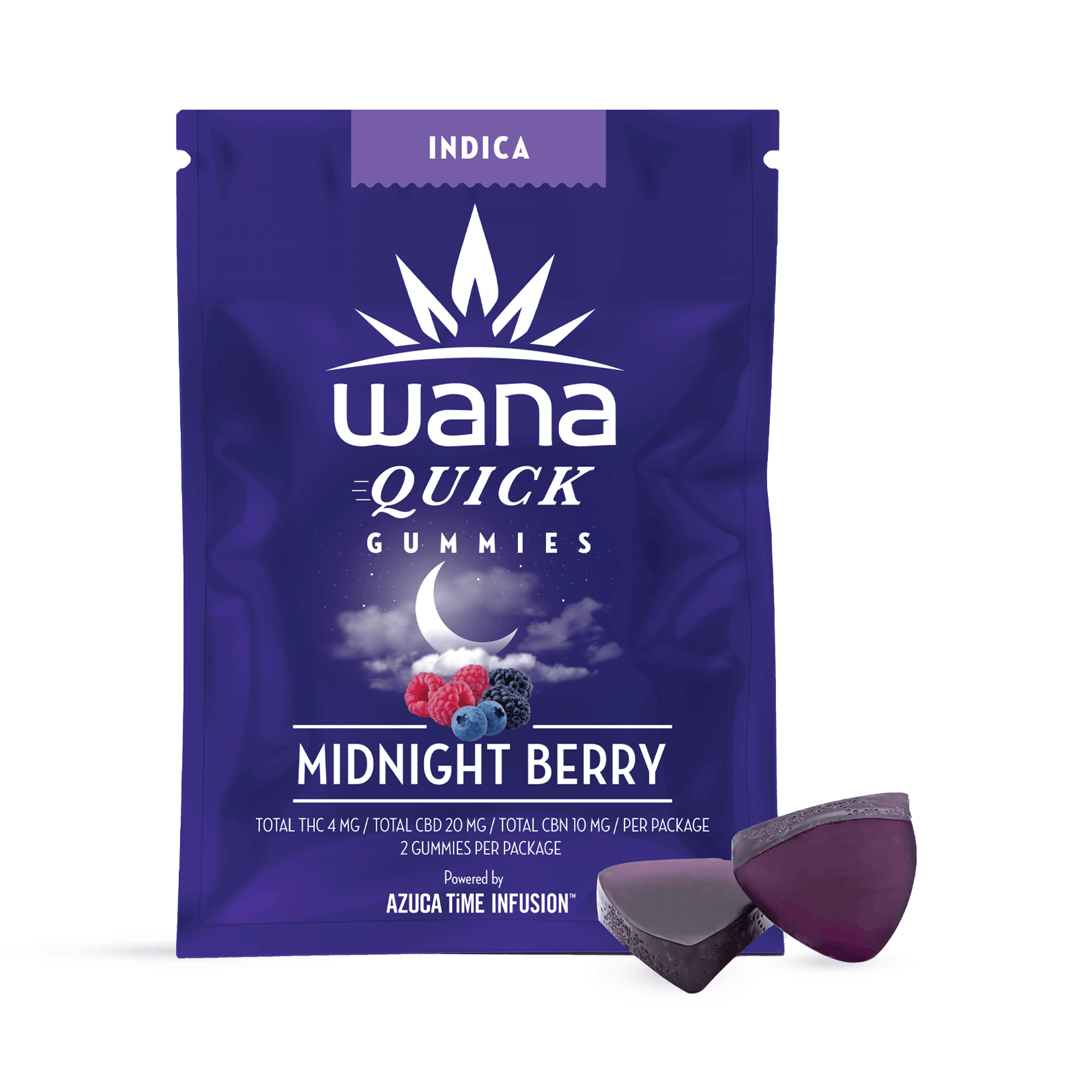 Quick Midnight Berry Indica Gummies