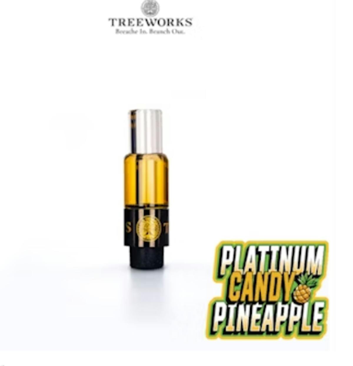 Photo of Treeworks Platinum Candy Pineapple 0.5g Cartridge