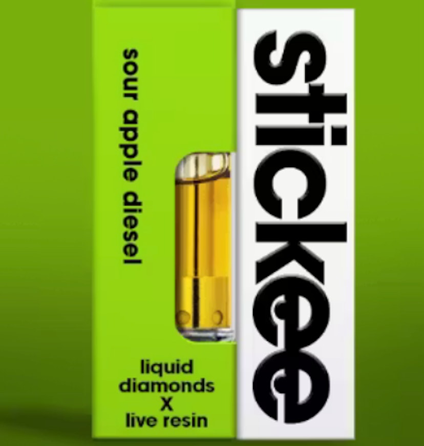 Stickee LR x LQD Cartridge | Sour Apple Diesel