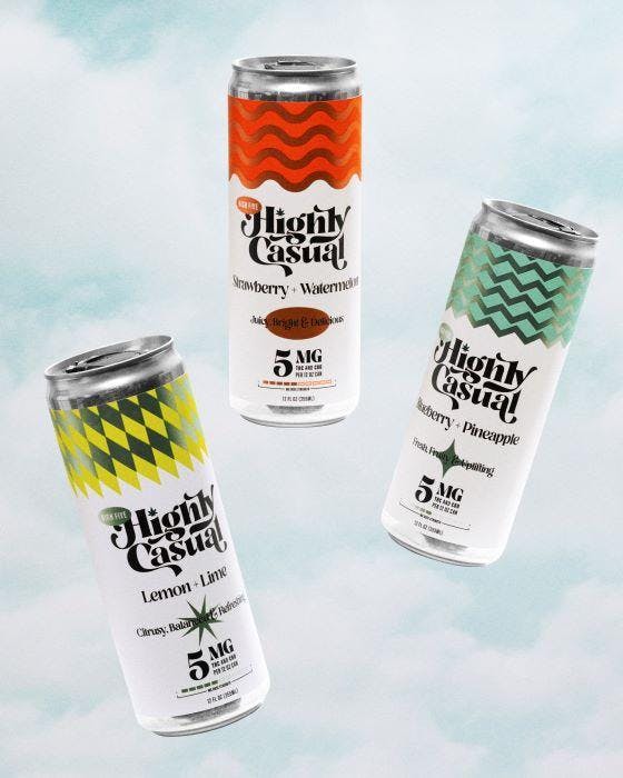 Highly Casual - 5mg Seltzer - Lemon Lime 1:1