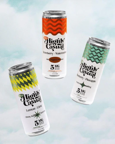 Highly Casual - 5mg Seltzer - Lemon Lime 1:1 - EDIBLES by Highly Casual at King of Budz