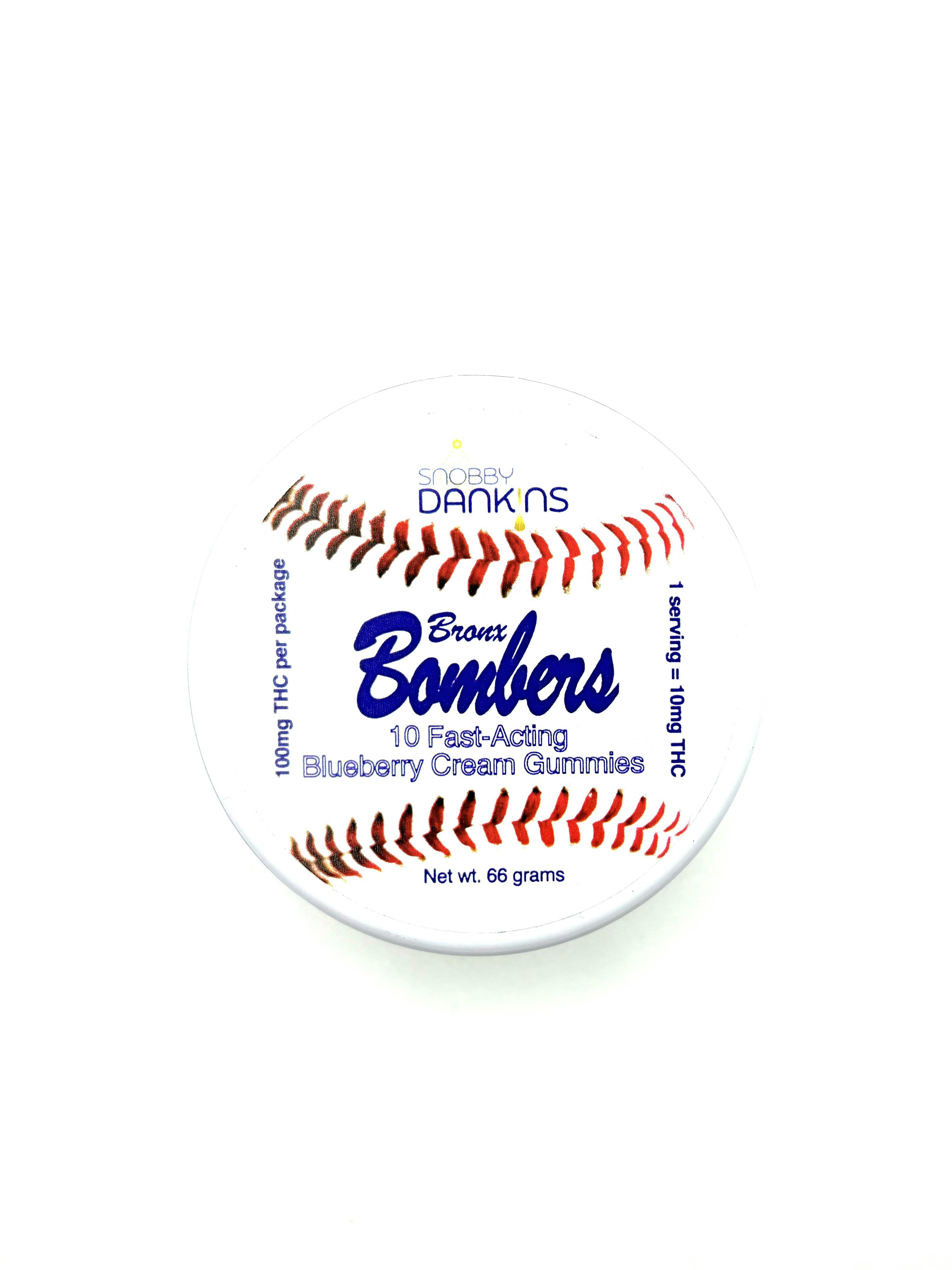 Snobby Dankins - Bronx Bombers Blueberry Cream Gummies - 10 pk
