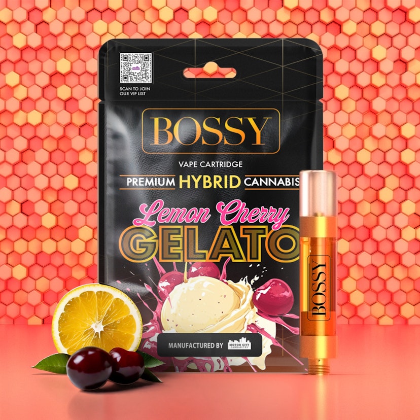 Bossy 1g Cart Lemon Cherry Gelato