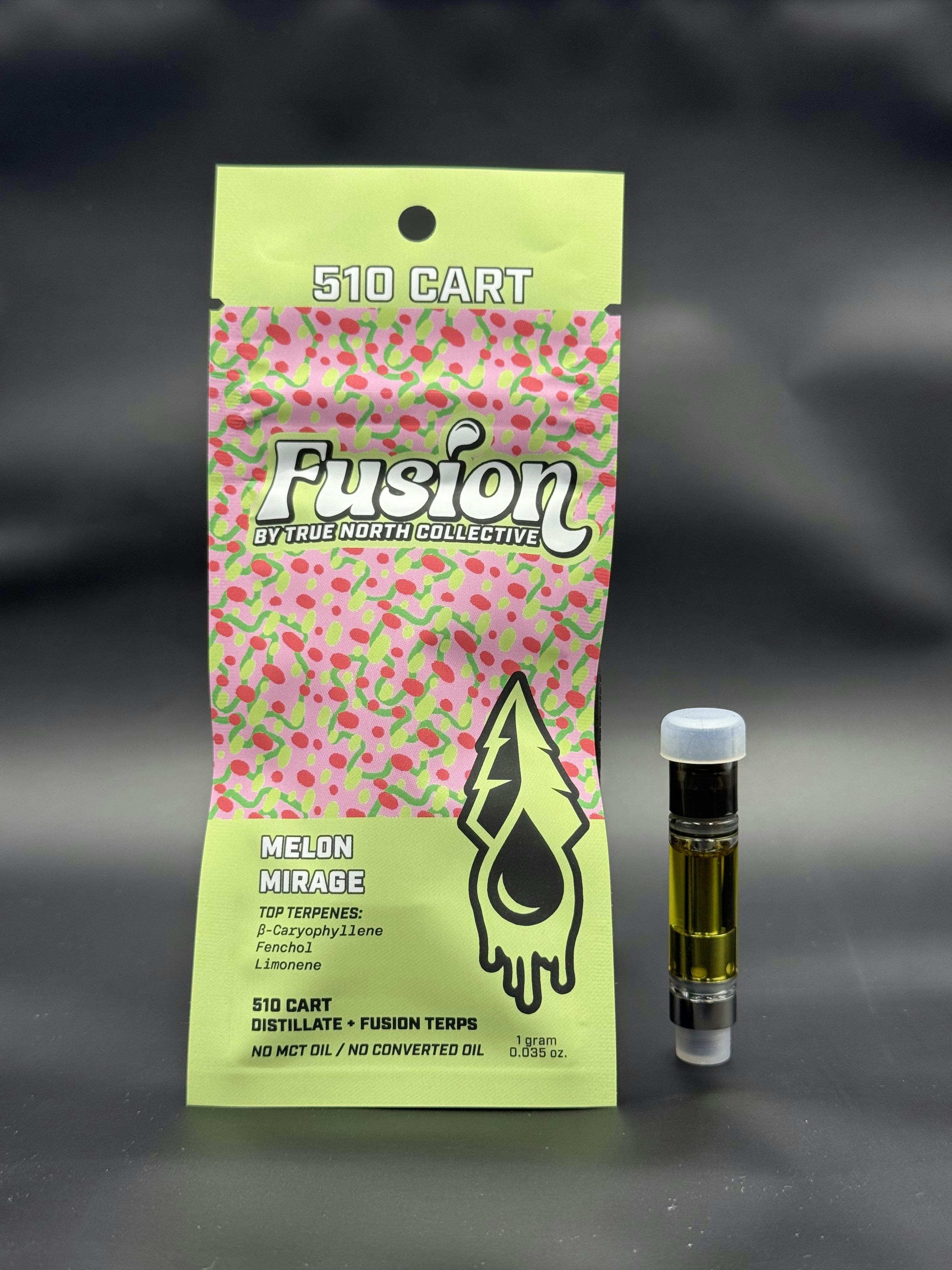 Product: True North Cartridges | Melon Mirage Fusion Distillate Cartridge | 1g