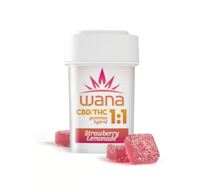 Product GR Wana Gummies - Strawberry Lemonade (1:1 CBD:THC) 100mg (10pk)