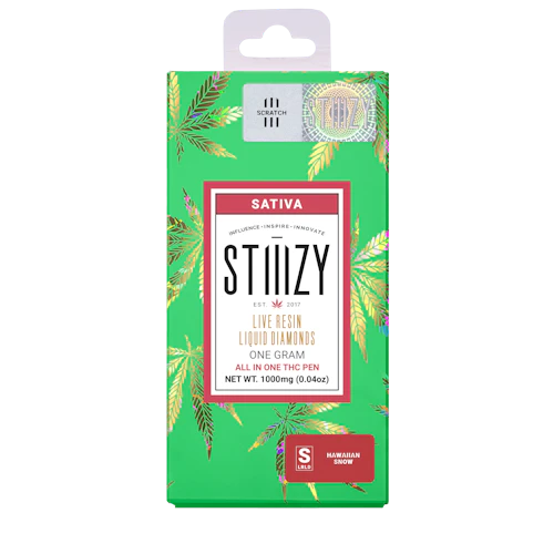 Stiiizy - 1g LQD Disposable - Hawaiian Snow