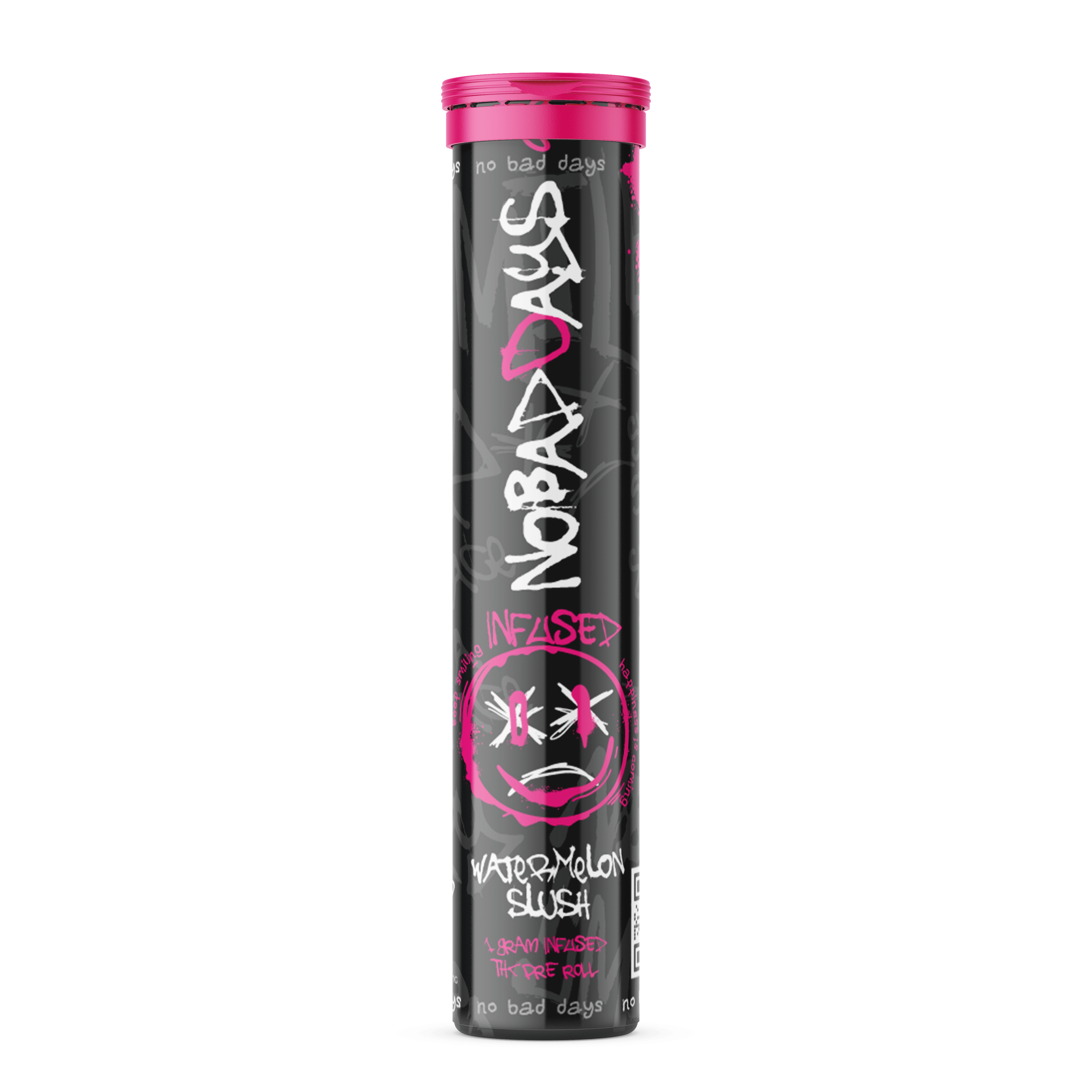 No Bad Days - 1.2g Infused Preroll - Watermelon Rush