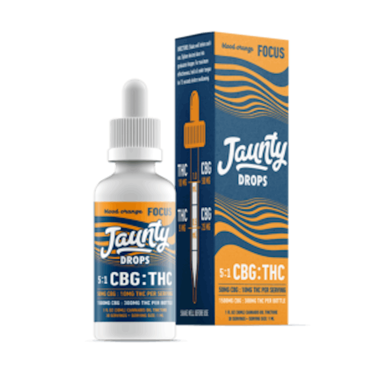 Photo of Jaunty | Blood Orange Focus | 1:5 CBG Tincture 300mg