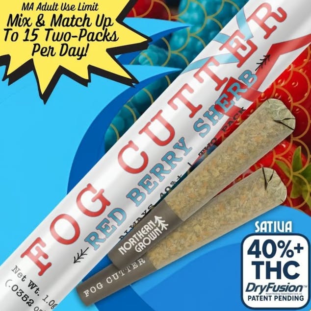 Fog Cutter | Red Berry Sherb | Infused Preroll - /2pk