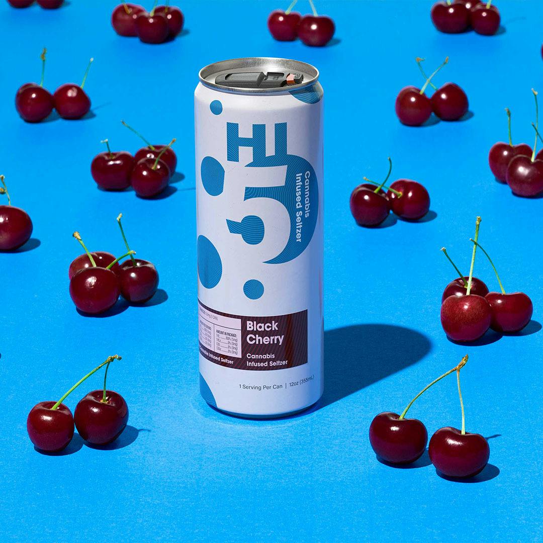 Hi5 Seltzer - 5 mg THC - Black Cherry
