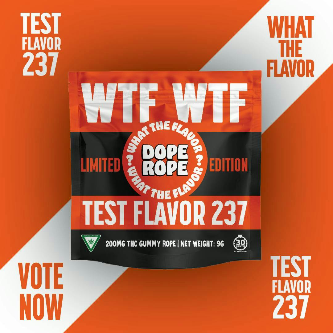 Product: Dope Rope | Gummy Rope - 200mg - Test Flavor 237
