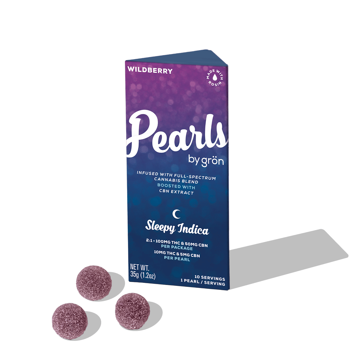 Gron | Wildberry Pearls | Gummies 10 Pack | 100mg