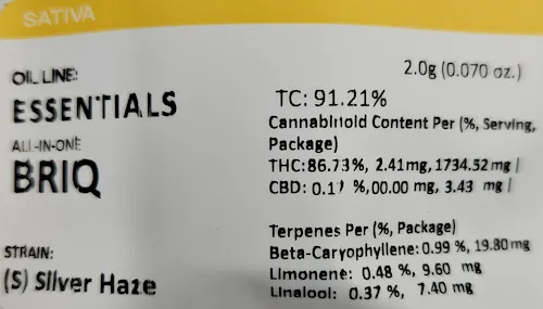 Select – BRIQ AIO – Essentials – Silver Haze – 2g-1