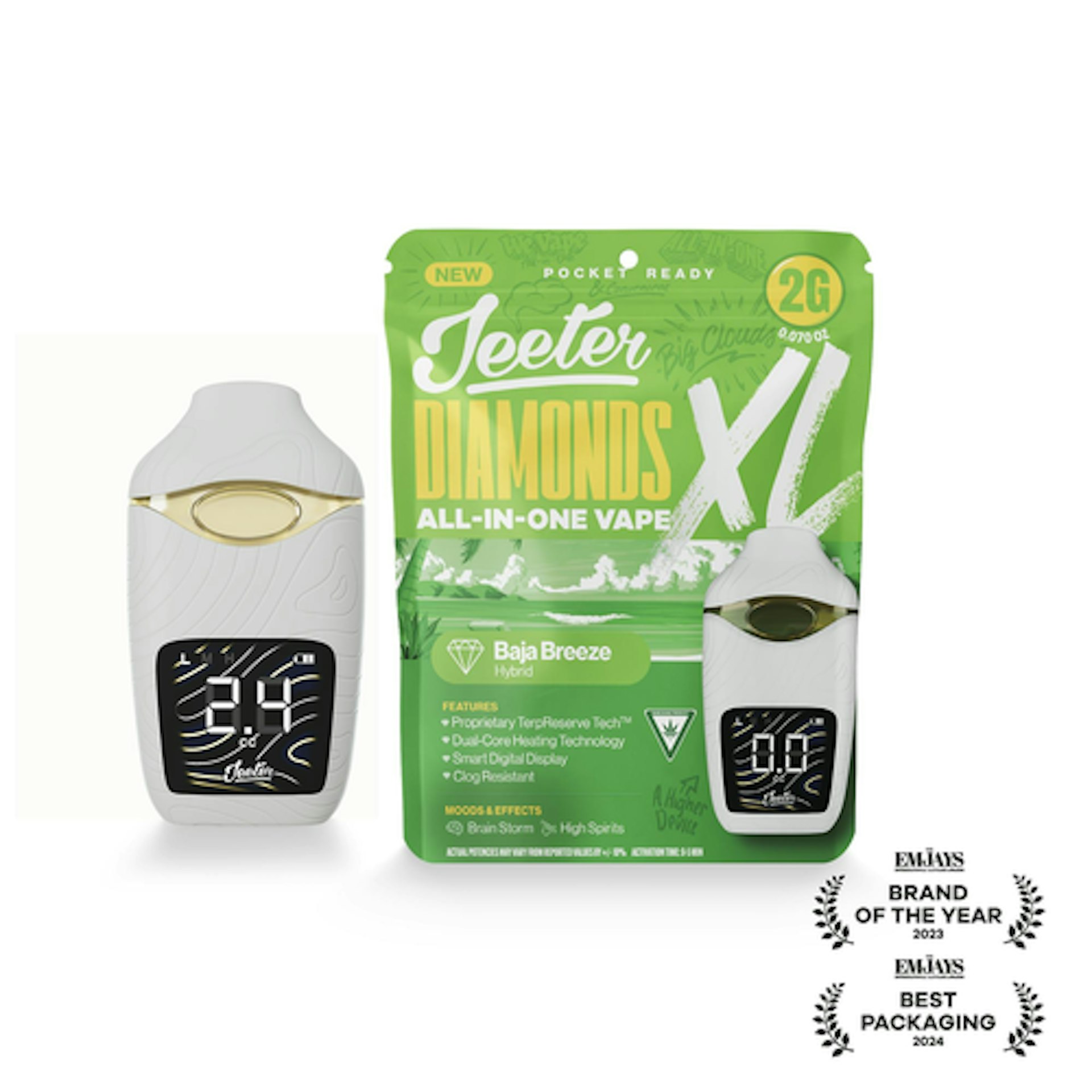 Jeeter AIO XL  - Baja Breeze Liquid Diamond Disposable