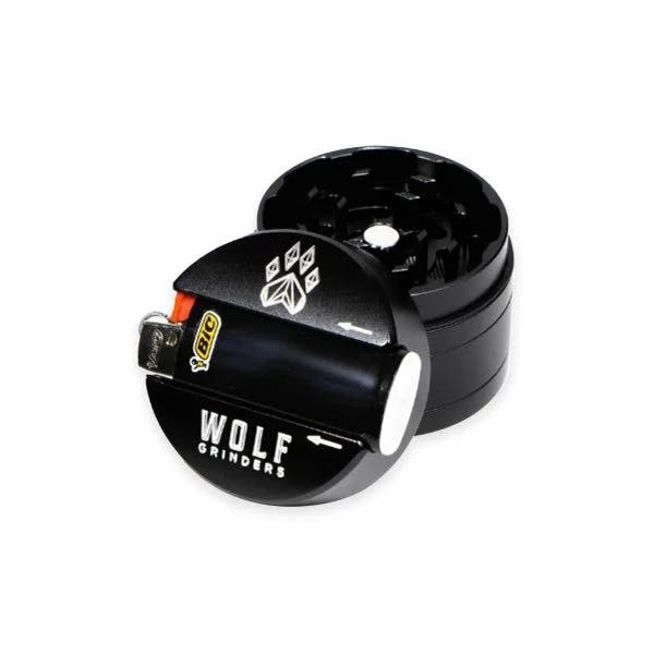 Wolf Grinders 4 Piece Maxi Black