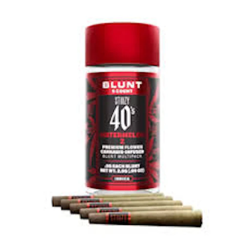 Stiiizy - 5-Pack .5g Live Resin Infused Blunts - Watermelon Z