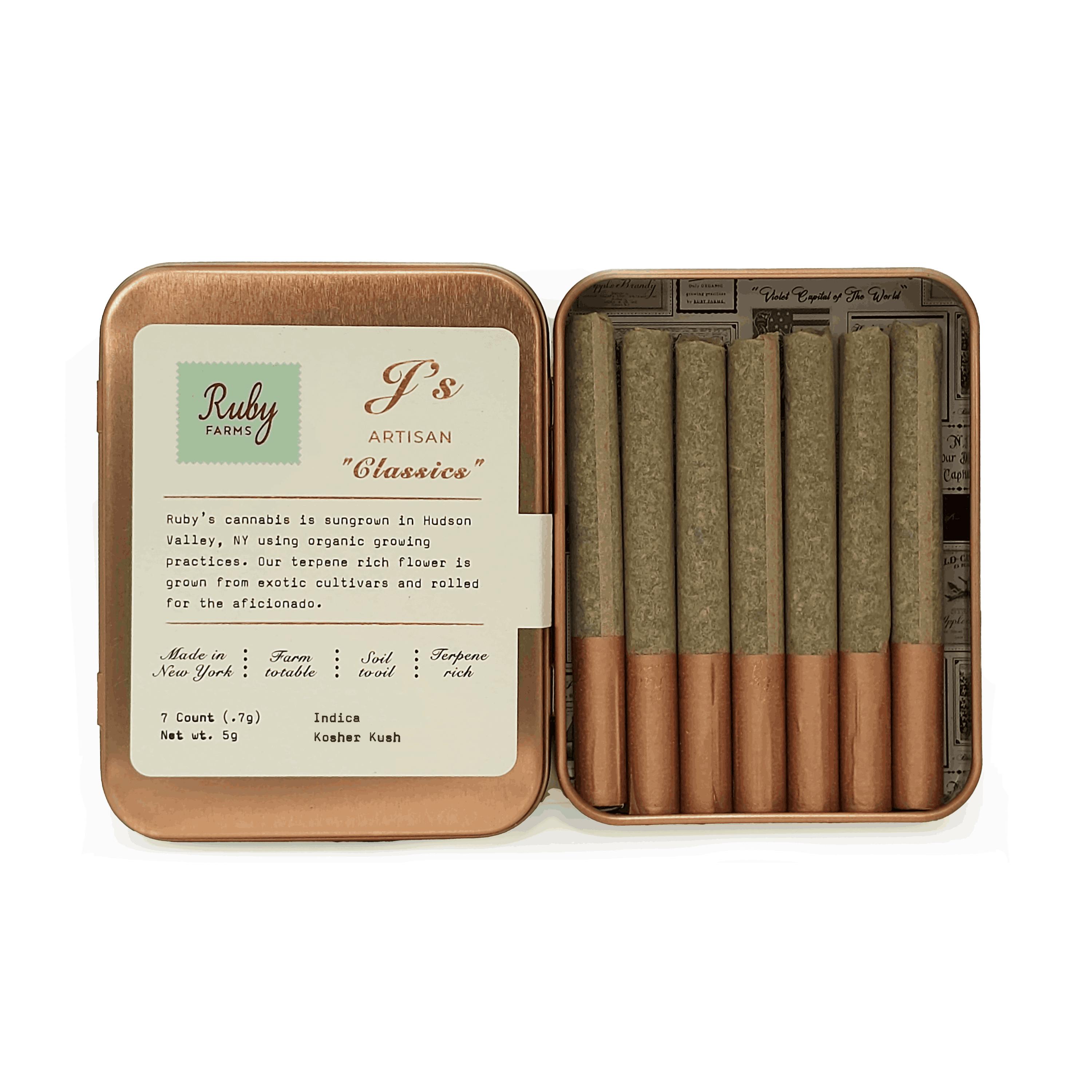 Ruby Farms | Kosher Kush | Classics | 7ct | 5g