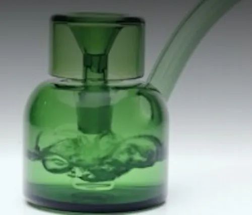 NWTN Home – Vesper Bubbler – Handheld Glass Pipe – Charcoal-1