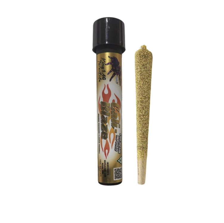 Product: Cali Blaze | Bahama Peel | King Tarantula Infused Pre-roll | 1.4g | Hybrid