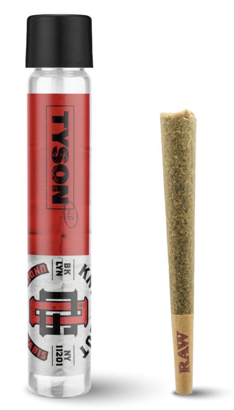 Product: Tyson 2.0 | Knockout OG Cannabis Oil Infused Pre-roll | Indica