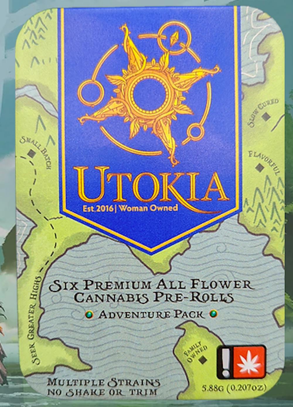 Product Utokia | Adventure Pack | Multi-Strain 6-Pack