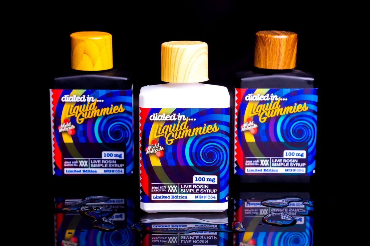 Photo of Dialed In – Rosin Liquid Gummies – Oreoz (I) 100mg