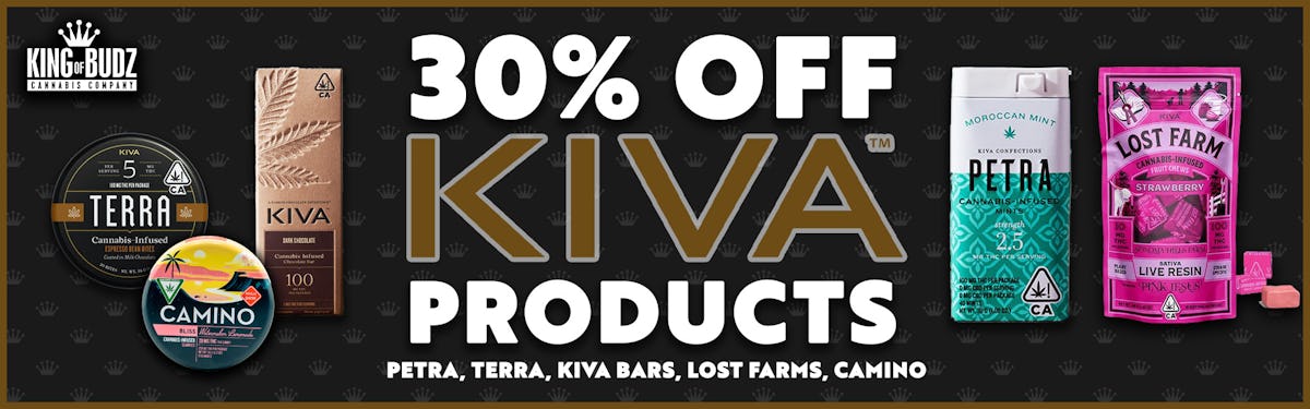 Kiva Bars / Terra / Petra / Lost Farms / Camino - 30 Percent OFF