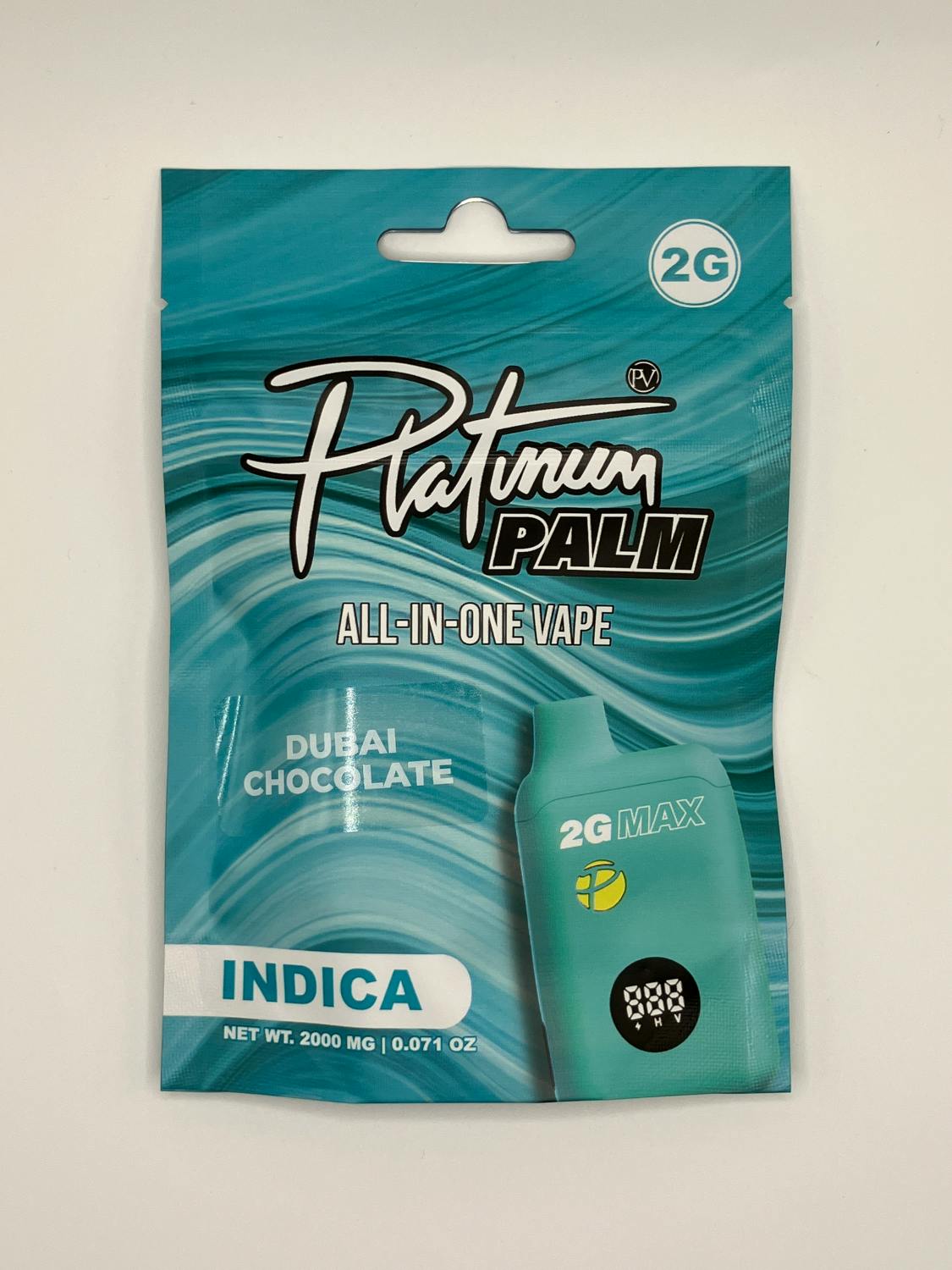 Platinum Vape | Palm Disposable Vape - 2g - Dubai Chocolate (Indica)