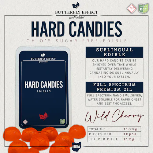 Butterfly Effect: Wild Cherry – Hard Candies 10pk 110mg-active