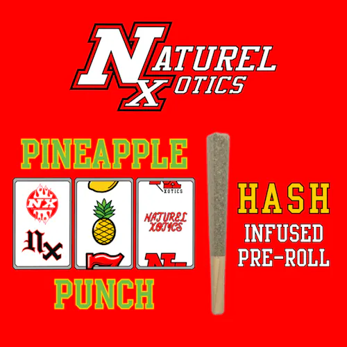 Pineapple Punch | Hash Infused Pre-Roll | 1g-active