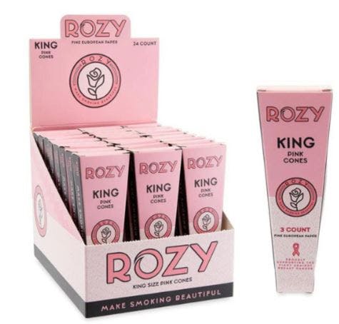 Rozy Pink Cones 3 pk - King Size