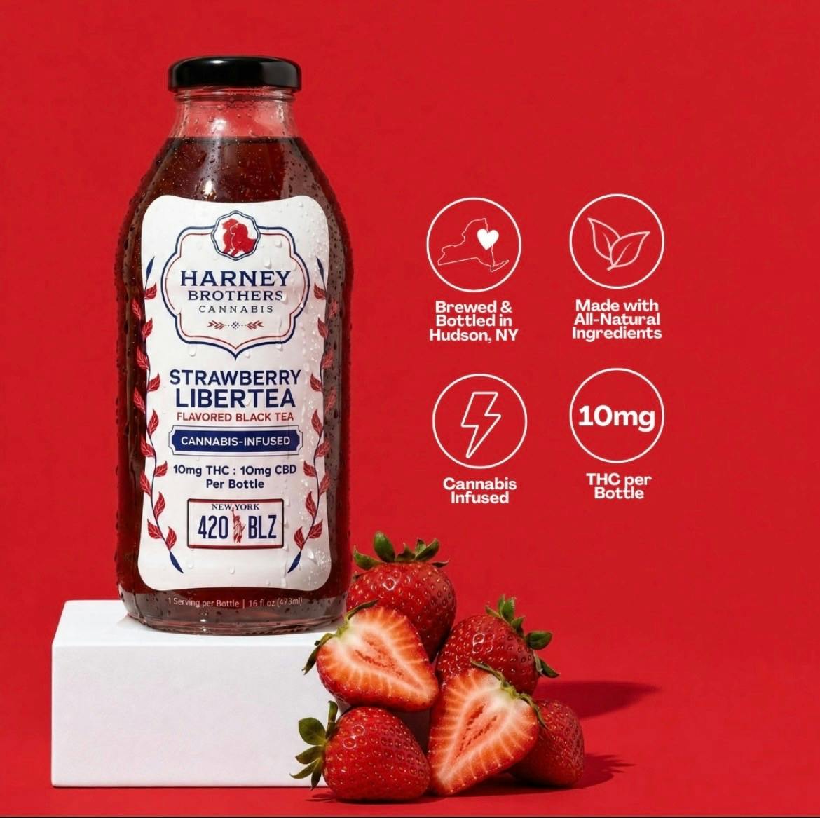 Harney Brothers | Strawberry Libertea | 1:1 Beverage | 10mg