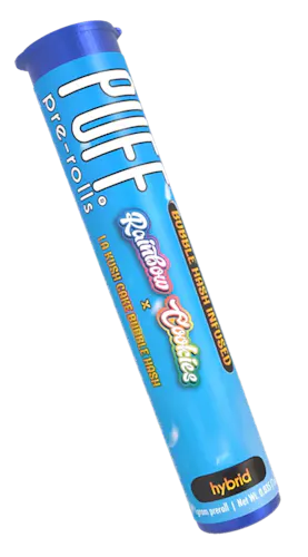 Rainbow Cookies x LA Kush Cake – Bubble Hash Infused pre-roll – Hybrid [1g]-active
