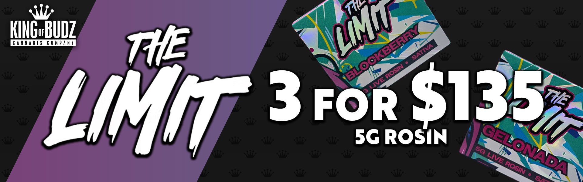 The Limit 5g Rosin 3/$135