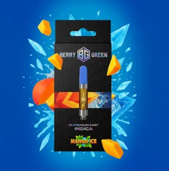 Berry Green | Mango Ice | 1G Vape Cart