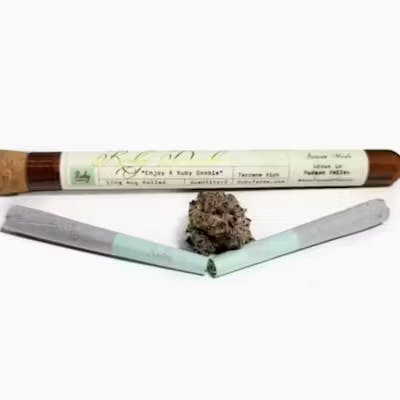 Pre-Roll | Ruby Farms | Ruby Doobies 2ct Purple Hindu Kush | Indica | 1g
