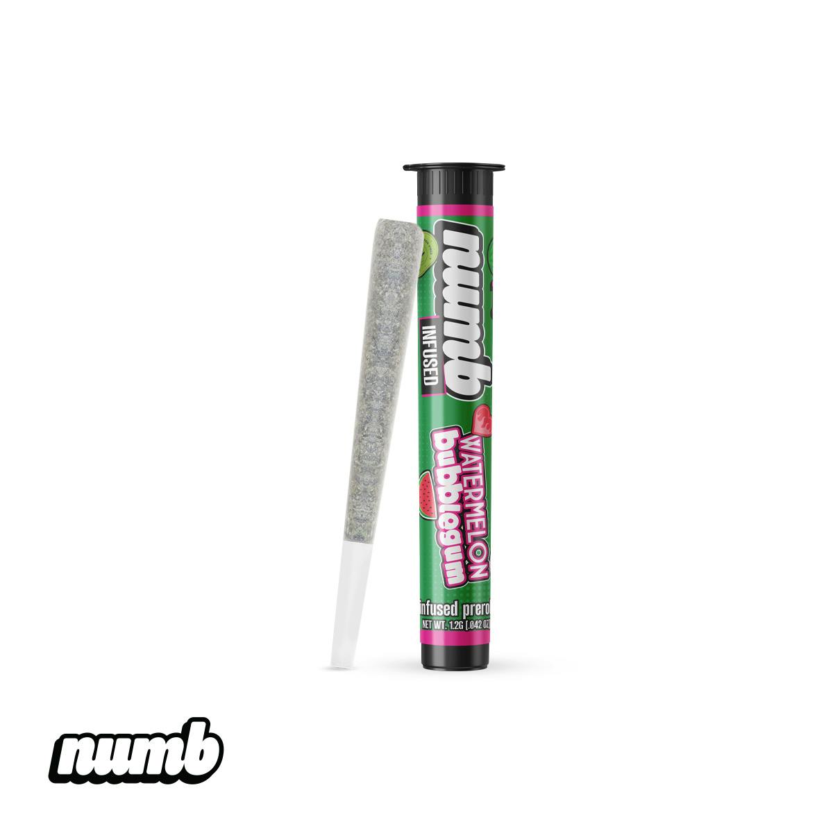 Numb - Infused Pre-roll 1.2g - Watermelon Bubblegum | Timber
