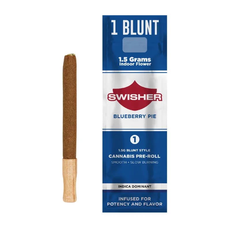 Swisher - 2-Pack 1.5g Infused Blunts - Blueberry Pie (I)