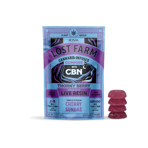 Thorny Berry CBN | Live Resin Gummies | 20pk | 100mg – Kosa