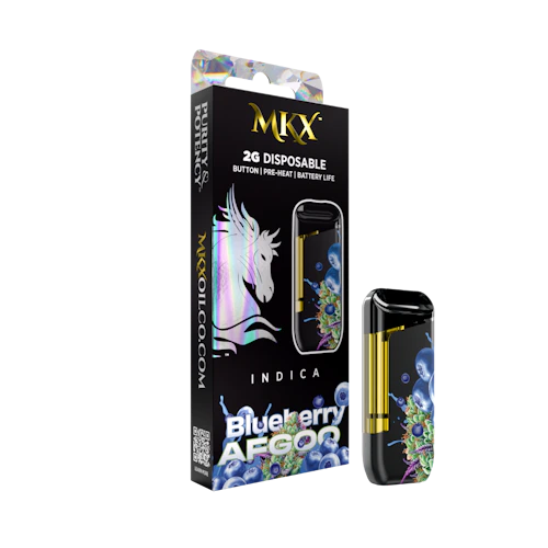 2g MKX Disposable - Blueberry Afgoo 2g Disposable - Indica