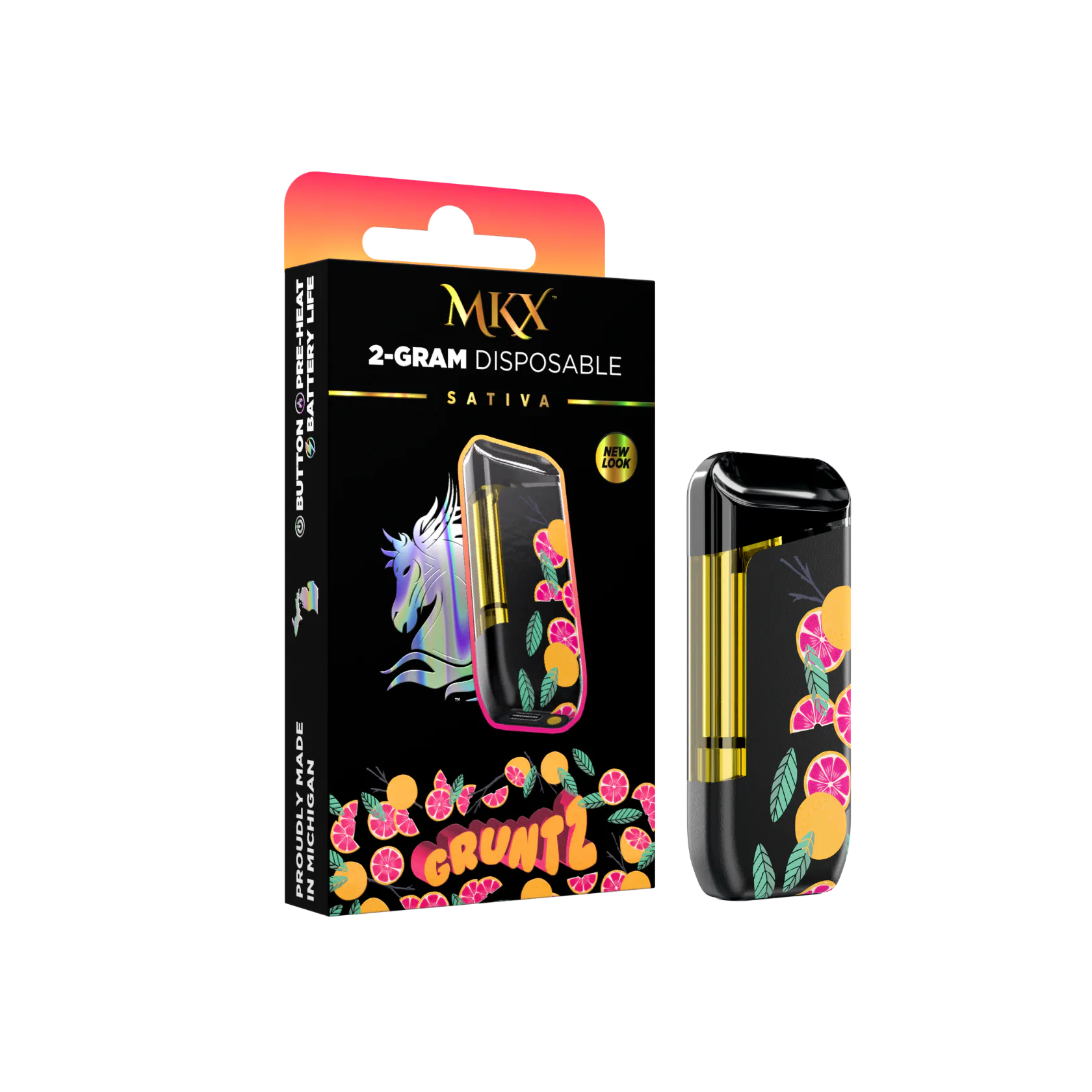 2g MKX Disposable - Gruntz 2g Disposable - Sativa in Inkster, MI